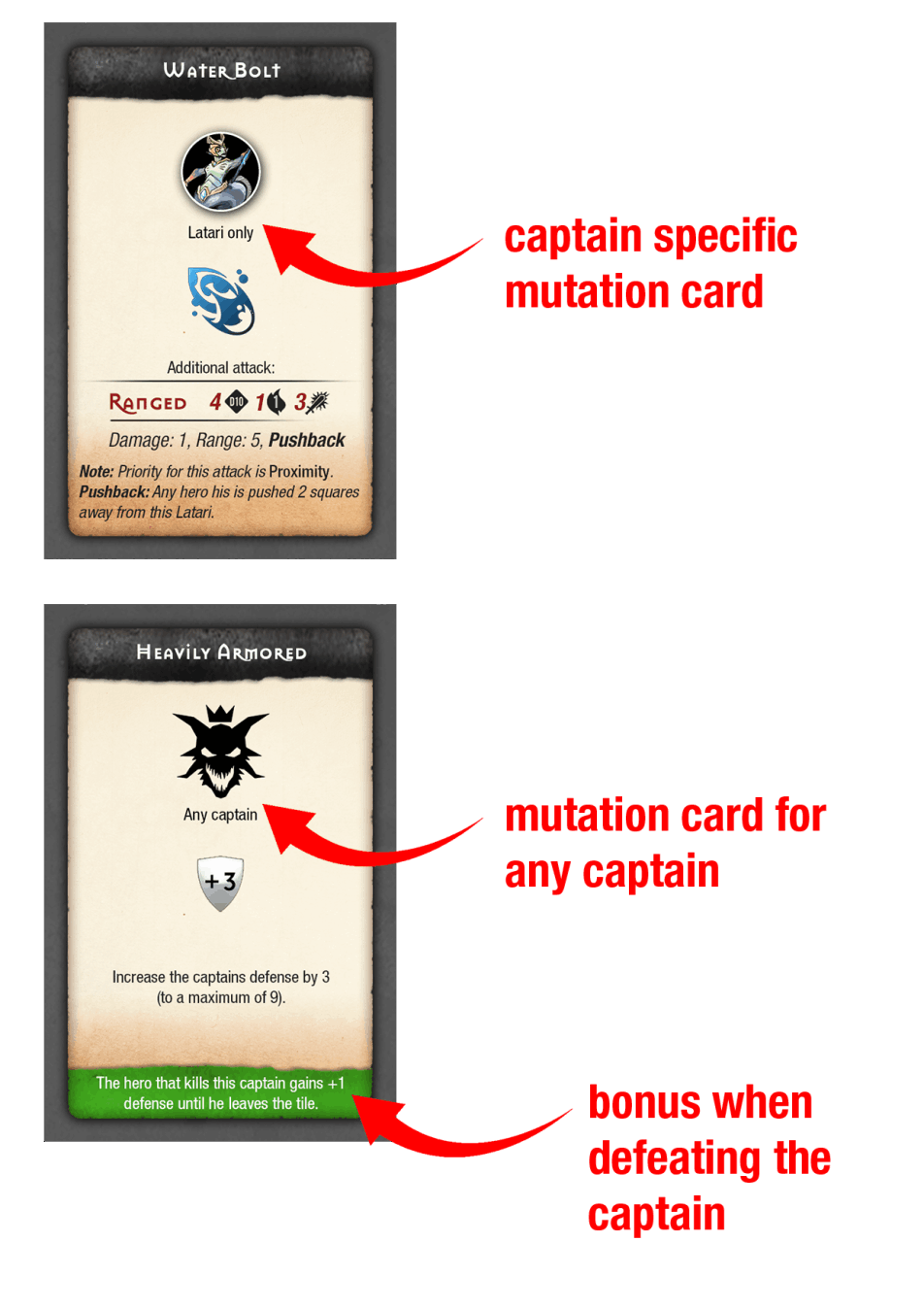 Captain Mutation Cards